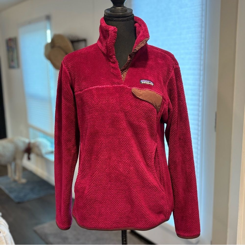 Patagonia Re-Tool Snap-T Pullover Med Magenta